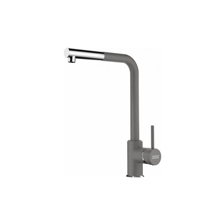 Dřezová baterie Franke Sirius L Side pull-out  , výška 333mm, otočné i výsuvná sprcha, bílý polarny/chrom