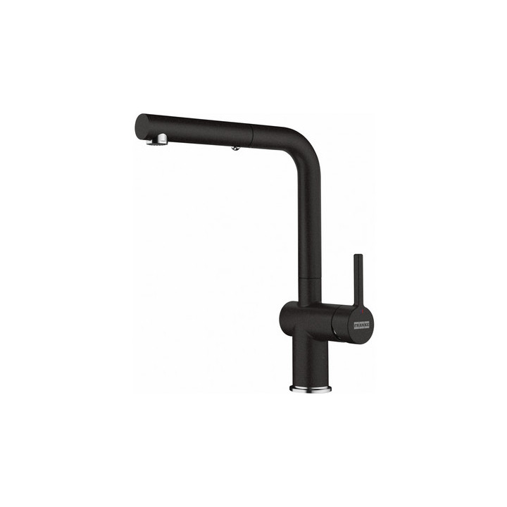 Baterie s otočným výtokovým ramínkem Franke Active L pull-out spray , výška 312mm, výtokové rameno výsuvné, chrom