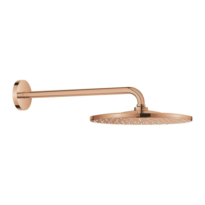 Horní sprcha Grohe Rainshower 310 Mono, rameno nástěnné 422mm, omedzovač prietoku, chrom