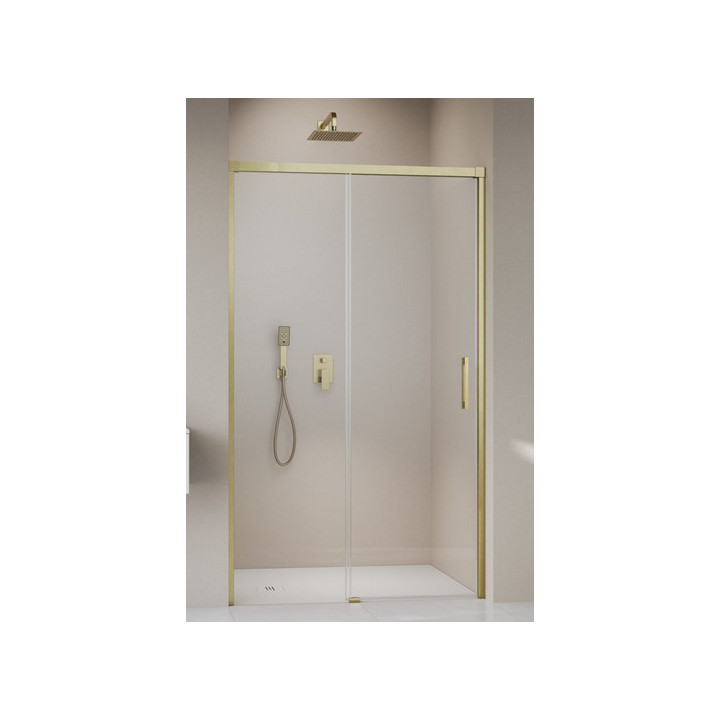 Dveře wnękowe Radaway Idea DWJ 110cm x 200.5cm levé sklo čiré zlato szczotkowane 