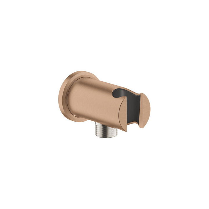 Kolanko sprchové s rukojetí Grohe Rainshower, brushed hard graphite