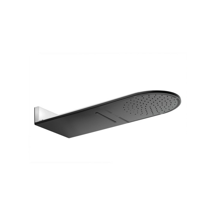 Hlavice/horní sprcha s kaskádou Kludi A-QA 250mm - bílá