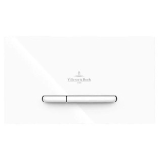 Splachovací tlačítko Villeroy & Boch ViConnect, 260x150mm, bílý