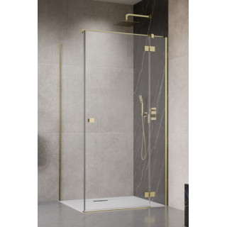 Pevná boční stěna S1 70 Radaway Essenza New Black KDJ 66.7-68.2-200cm, profil černá, sklo čiré