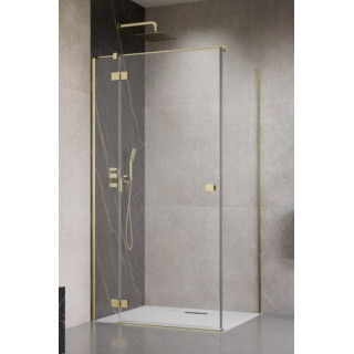 Pevná boční stěna S1 70 Radaway Essenza New Black KDJ 66.7-68.2-200cm, profil černá, sklo čiré