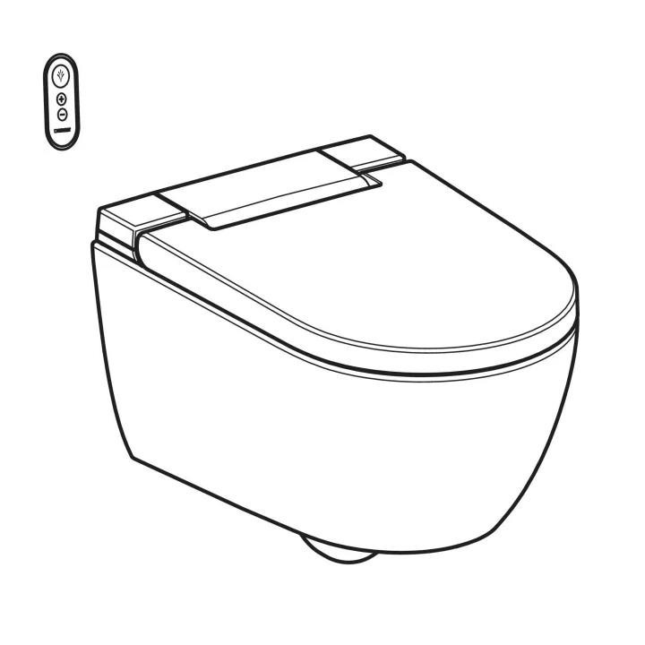 Urządzenie WC s funkcí higieny intymnej Geberit AquaClean Tuma Comfort bílé-alpin, 146.292.11.1