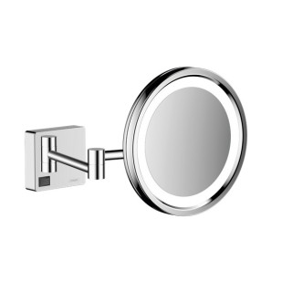 Zrcadlo s osvětlením LED, Hansgrohe AddStoris, chrom