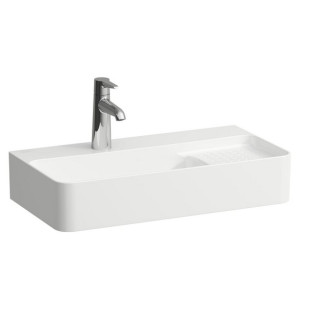 Umyvadlo stěnová Laufen Val 600 x 315 mm SaphirKeramik, s otvorem pro baterii - bílá
