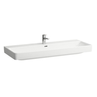 Umyvadlo dvojitá nástěnná jednokomorowa 1200 x 460 bez otvoru pro baterii mm Laufen Pro S