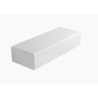 Polička nástěnná Flaminia Brick bílá lesklá, 53 x 19,5 x 11 cm- sanitbuy.pl