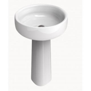Sloup umyvadlový Flaminia Bonola bílá lesklá, wys. 695 mm- sanitbuy.pl
