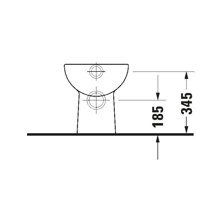 Miska Duravit D-Code stojąca 350x480 mm z półką- sanitbuy.pl