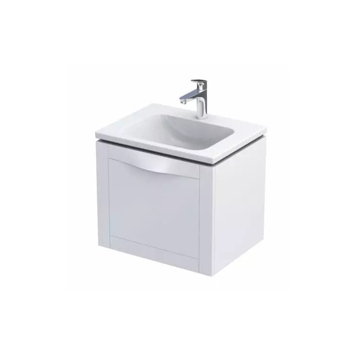 Skříňka pod umyvadlo závěsná 60cm, Oristo Skagenm bílý matnáný
