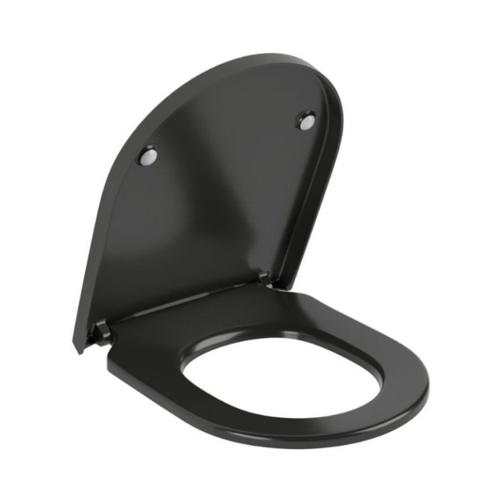 Klozetové sedátko Villeroy&Boch Subway 3.0, automatyczne opuszczanie, szybkie wypinanie, Graphite CeramicPlus