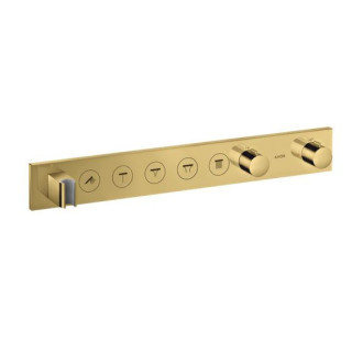 Modul termostatický Axor Select 600/90 do 4 přijímačů, podomítkový, černá kartáčovaný chrom