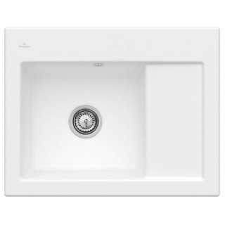 Dřez keramický stolní Villeroy & Boch Subway 45 65x51 cm CeramicPlus - Stone White