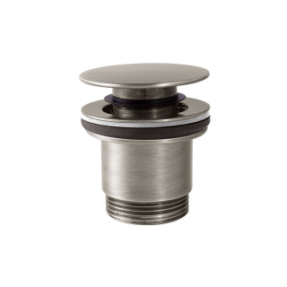 Odtok umyvadlový Tres, click-clack, 63mm, 24-K zlato matné