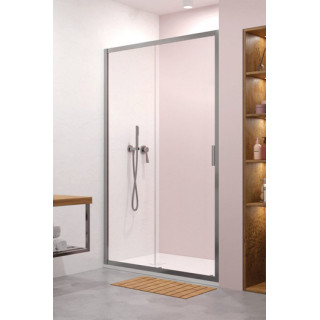 Dveře sprchové 140cm, Radaway Alienta DWJ, sklo čiré, profil chrom