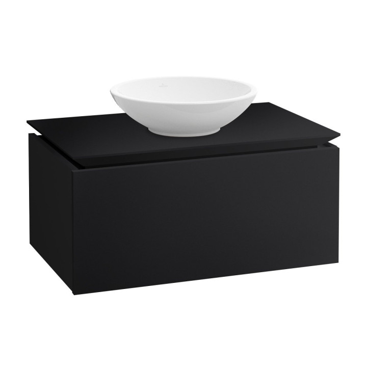 Skříňka pod umyvadlo Villeroy & Boch Legato, 80x50cm, 1 zásuvka, bílý lesklá