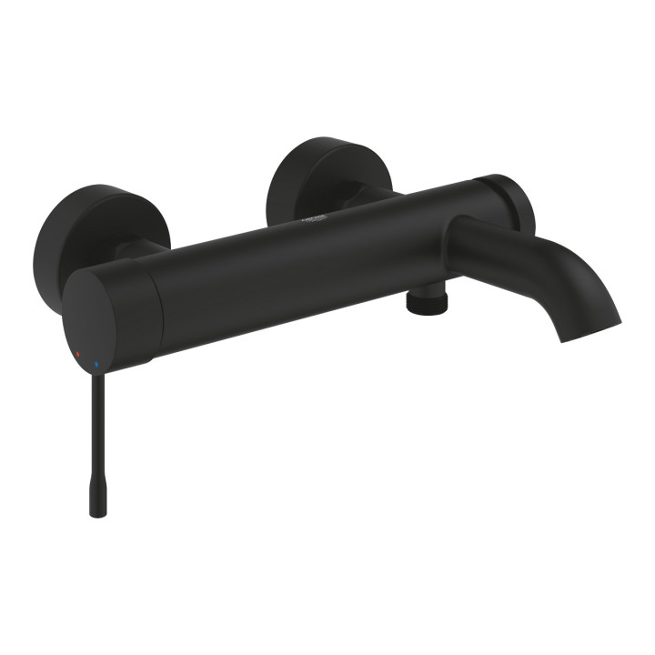 Vaňová baterie Grohe Essence Professional, nadomítková, 2 výstupy vody, hard graphite