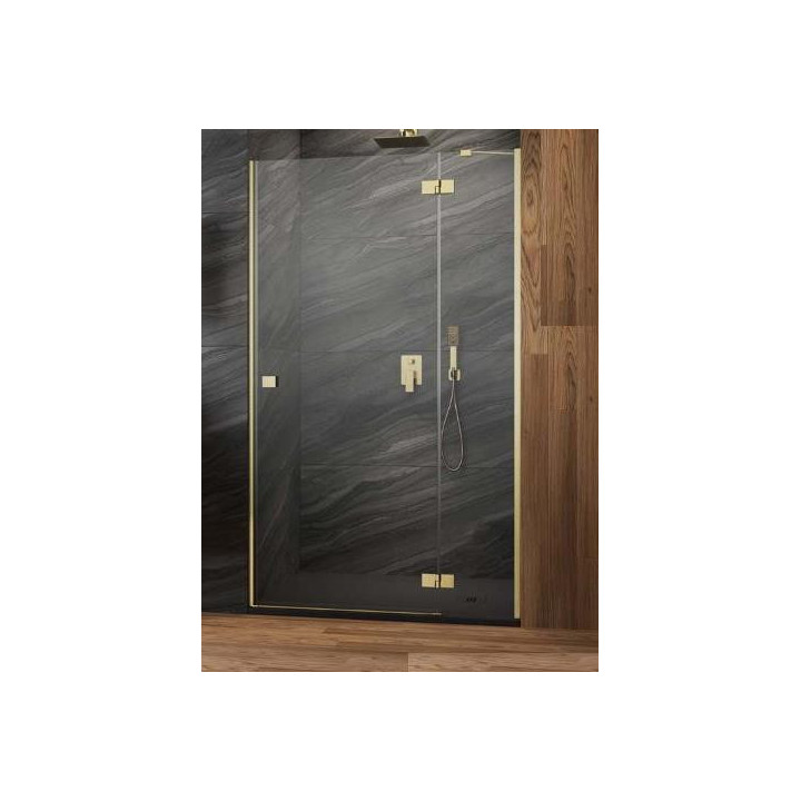 Dveře koutu prysznicowej Radaway Essenza 8 KDJ 90, levé, 100x2000mm, sklo čiré, profil zlato szczotkowane