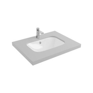 Umyvadlo na postavení na desku Actima Jima 82 - 82x41 cm bez přepadu, bílá