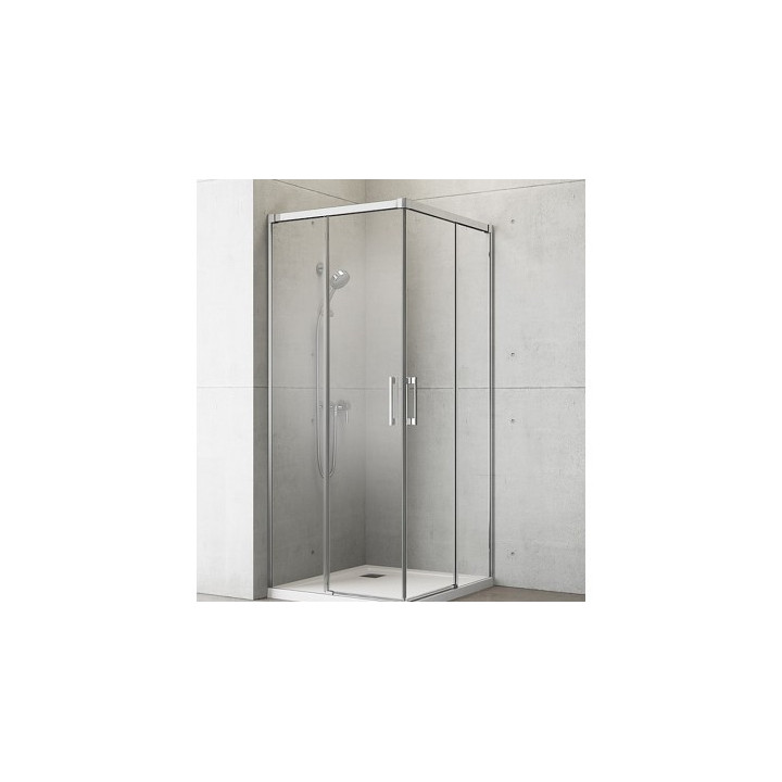 Sprchový kout sklo čiré chrom 90x80cm Radaway Idea KDD- sanitbuy.pl