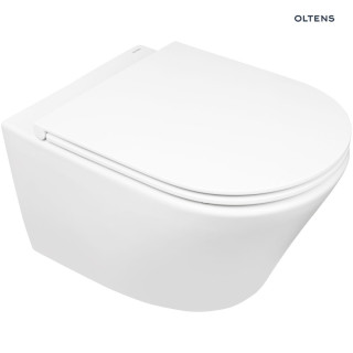 Oltens Jog mísa WC závěsná PureRim - bílá