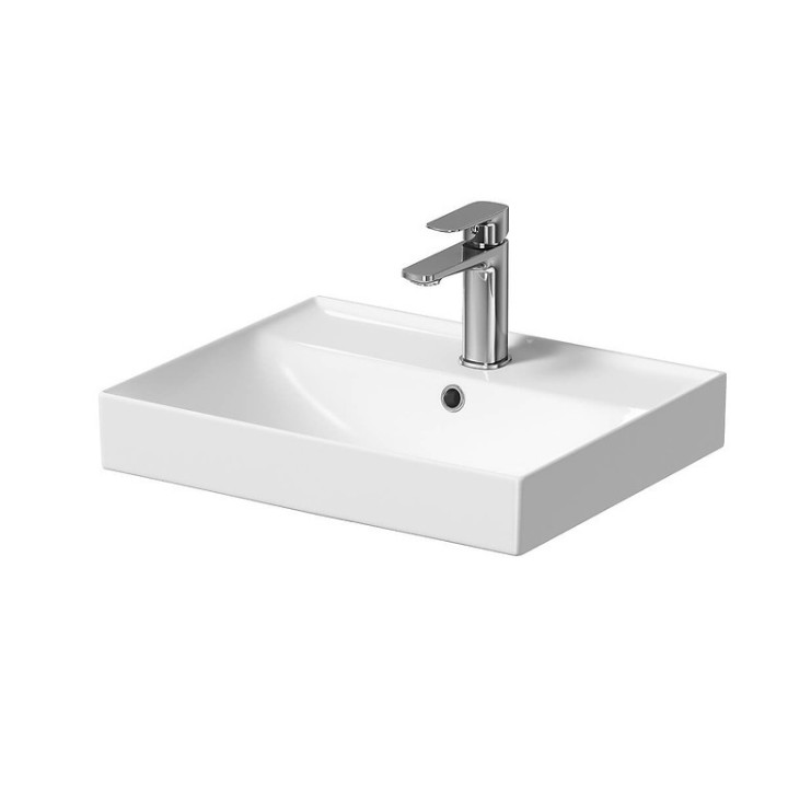 Bidet zavěsný oválný z ukrytym montażem Cersanit Larga, bílý matnáný