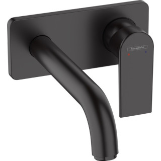 Umyvadlová baterie nástěnná Hansgrohe Vernis Shape, podomítková, výtokové rameno 20,5 cm - chrom