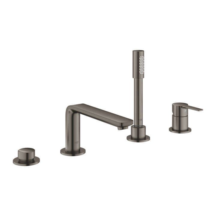 Baterie podomítková do troch wyjść vody Grohe Lineare, páková, brushed hard graphite