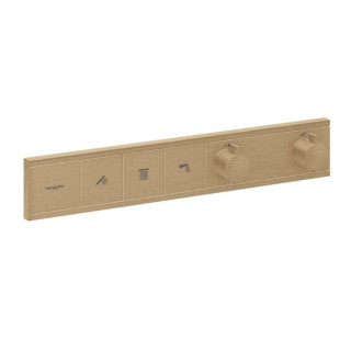 Sprchová hlava/ horní sprcha Hansgrohe Raindance S, kulatá 240 1jet PowderRain EcoSmart -  bronz kartáčovaný