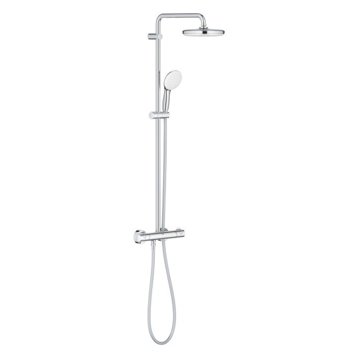Sprchový systém Grohe Tempesta Cosmopolitan System 210, s termostatem k montáži na stěnu - chrom