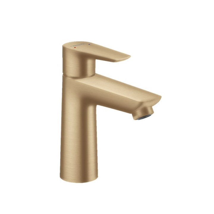 Umyvadlová baterie Hansgrohe Talis Select E, výška 162mm bez výpusti, černá matnáný