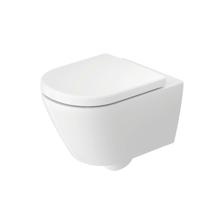 Mísa WC závěsná Duravit D-Code, 54x35,5 cm HygieneGlaze, s poličkou - bílá