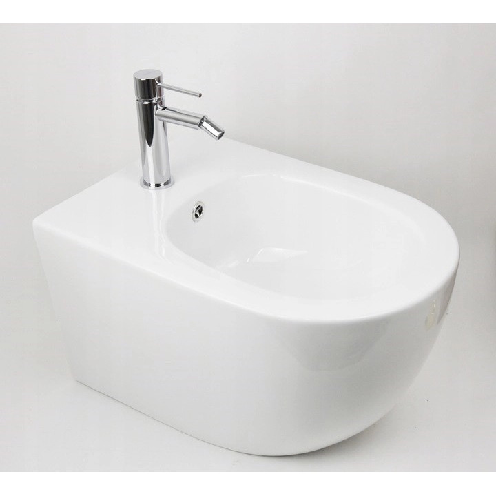 Misa WC Corsan Intero závěsná 52x36 cm, bezkołnierzowa, z wypinaną wolnoopadającą deską klozetovým - bílá