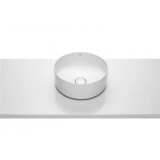 Umyvadlo na desku 37cm Roca Inspira Round kulatá bílá- sanitbuy.pl