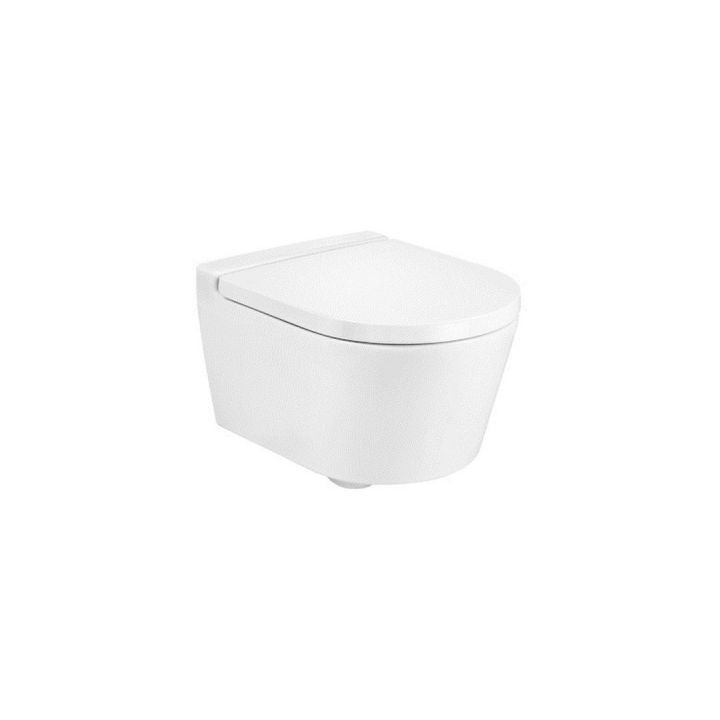 Mísa WC závěsná Roca Inspira Rimless Compacto 37x48 cm bílá - sanitbuy.pl