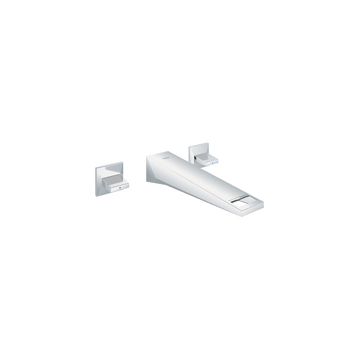 Bateria Grohe Allure Brilliant umywalkowa 3-otworowa ścienna, wylewka 210 mm- sanitbuy.pl
