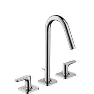 Bateria Axor Citterio M umywalkowa 3-otworowa z rozetami i uchwytami jednoramiennymi- sanitbuy.pl