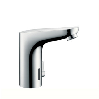 Samoczynna bateria umywalkowa na podczerwień, DN15 Hansgrohe Focus z możliwością regulacji temp. zasialana baterią 6V- sanitbuy.