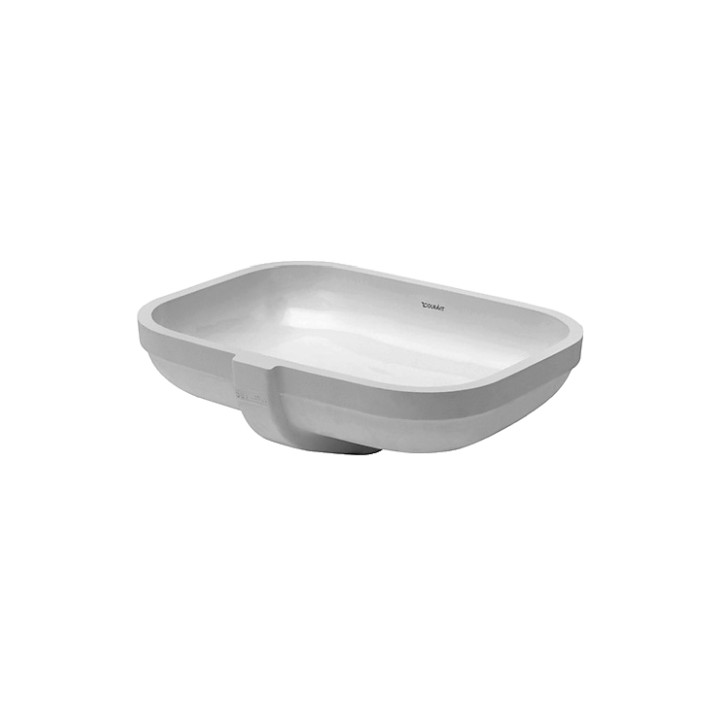 Umywalka Duravit Happy D.480x345 mm, bez otworu, Biały Alpin- sanitbuy.pl