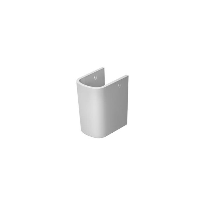 Półpostument do umywalki, Duravit DuraStyle, 450x335 mm, Biały Alpin- sanitbuy.pl