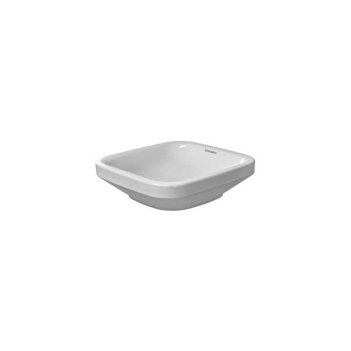  Umywalka Duravit DuraStyle, 430x430 mm, szlifowana, bez otworu na baterię, Biały Alpin- sanitbuy.pl