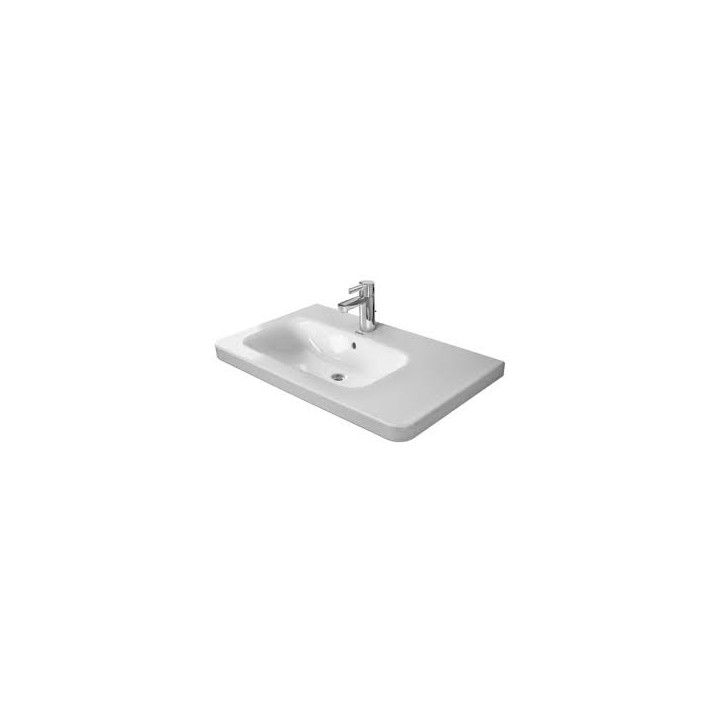  Umywalka meblowa, Duravit DuraStyle, 800x480 mm, komora z lewej strony, 1 -otworowa, Biały Alpin- sanitbuy.pl