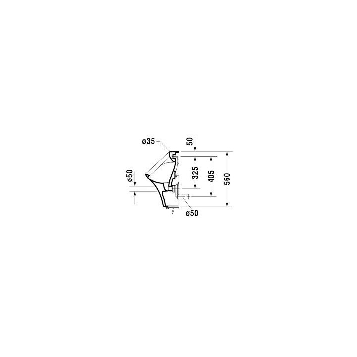 Pisuar elektryczny, Duravit DuraStyle, 300x340 mm, Biały Alpin- sanitbuy.pl