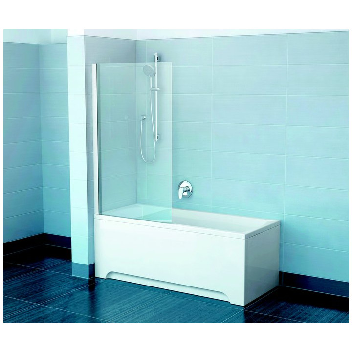 Ścianka wannowa Ravak PVS1-80 Biały + Transparent- sanitbuy.pl