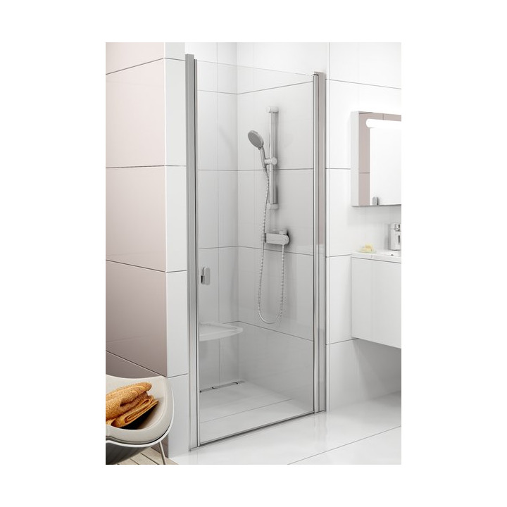 Drzwi wnękowe CSD1-90 Ravak Chrome jednoelementowe, połysk + transparent- sanitbuy.pl