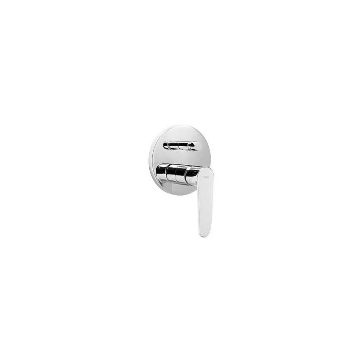Bateria  podtynkowa Flat - Tres, wannowo-natryskowa, 1 - uchwytowa- sanitbuy.pl