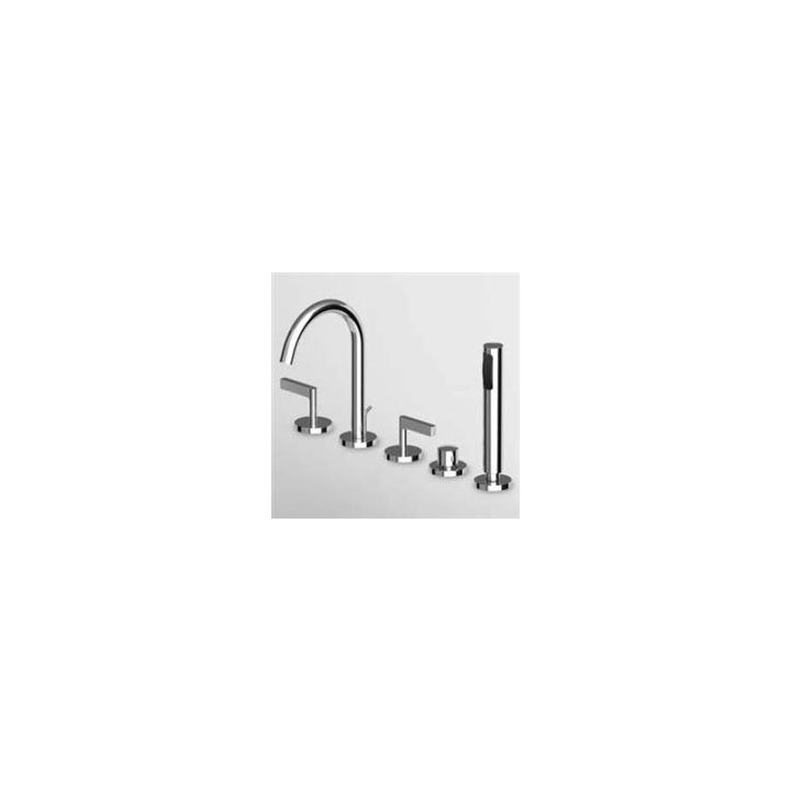 Bateria wannowa Zucchetti Simply Beautiful 5-otworowa- sanitbuy.pl
